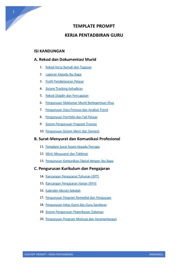 Topik Kerja Pentadbiran-1